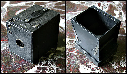 Wetplate box camera